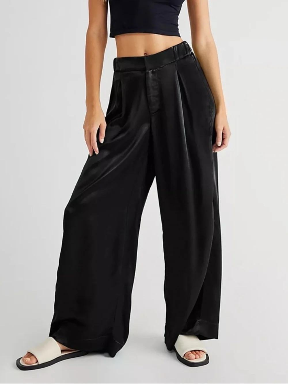 Free people good days satin pants